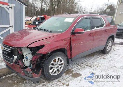 2019 Chevrolet Traverse 1Lt из США, поврежденный, VIN 1GNEVGKW1KJ302760